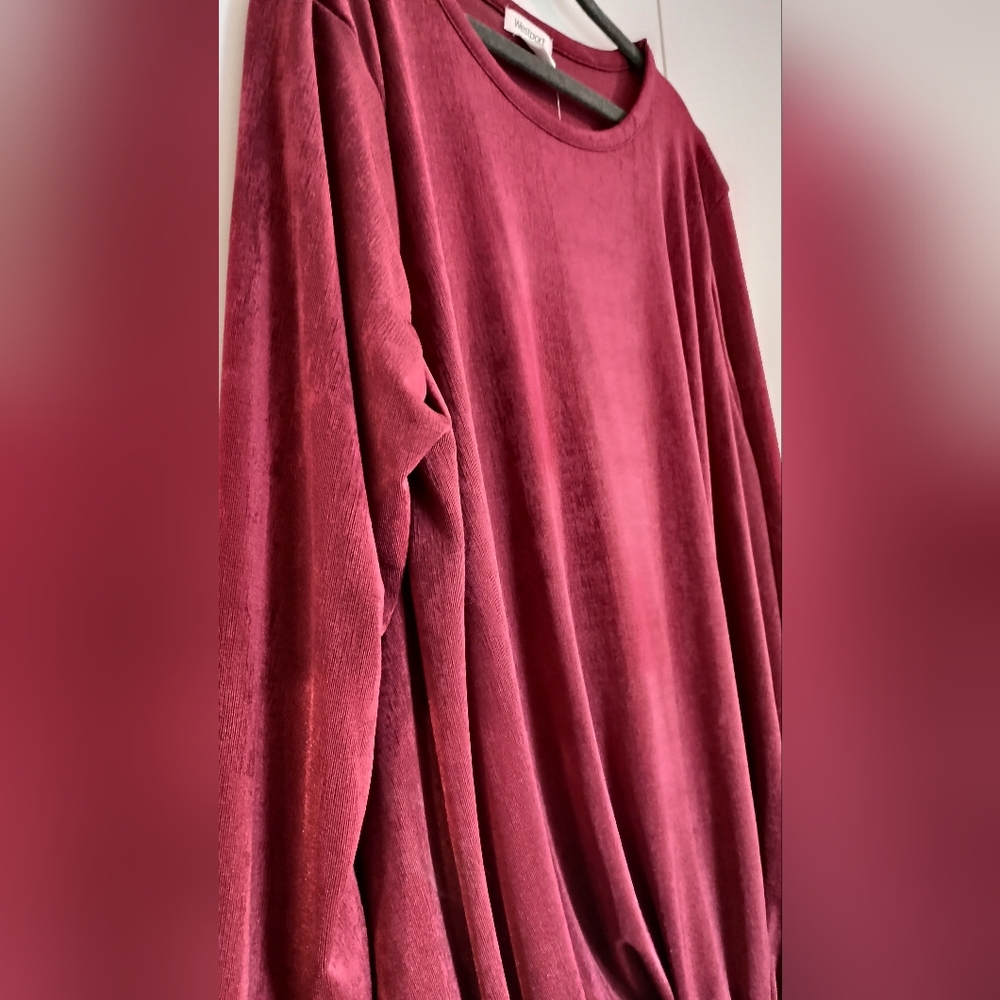 Westport Blouse Cranberry Burgundy NWT!